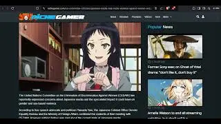 The UN once again attacking anime and manga
