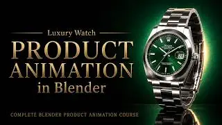 The COMPLETE Blender Product Animation Course | Chapter 2: Luxury Watch Advertisement
