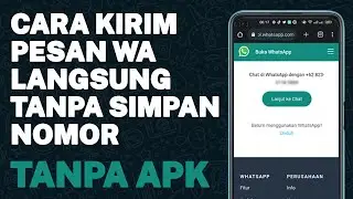 CARA KIRIM PESAN WA TANPA SIMPAN NOMOR DAN TANPA APLIKASI KHUSUS