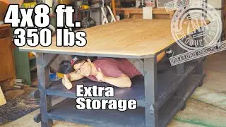 How to Make a Big ol' Work Table
