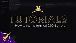 How to fix malformed JSON errors