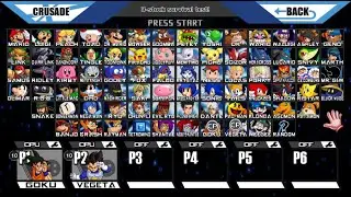 Super Smash Bros. Crusade v0.9.5 - Battle #31: Goku vs Vegeta