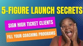 How to create a conversion event that sells your high-ticket offers.