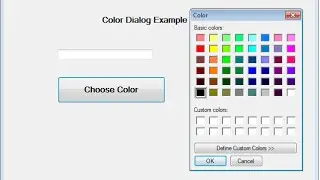 Color Dialog windows application in asp.net c#