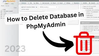 How to Delete Database From PhpMyAdmin || 
