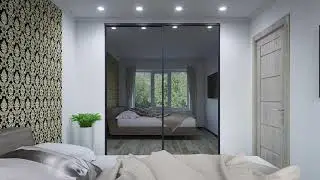 Гардеробная комната от pro100 до 3d max