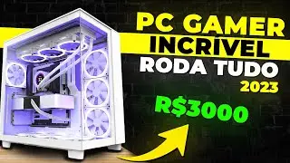 (CONHEÇA ESSA CONFIG) PC GAMER COM R$3000 Reais que RODA TUDO - MONTANDO para JOGOS E TRABALHO!