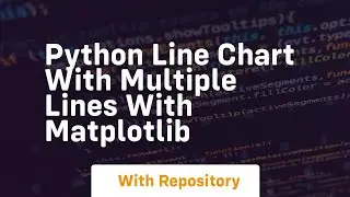Python line chart with multiple lines with matplotlib