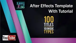 100 Titles Pack - After Effects Template With Tutorial