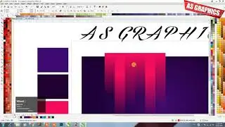 donneyMXwrld.com  Coreldraw x7 Tutorial   Colorful background with abstract style