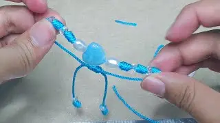 Pulsera 7 Nudos con Perlas!!! Facil de Hacer #tutorial