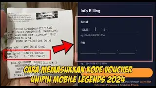 Cara Memasukkan Kode Voucher Unipin Mobile Legends Di Indomaret Terbaru 2024