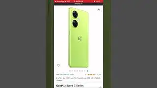 OnePlus Smartphone Top Deals - OnePlus Nord CE 3 Lite 5G (8GB + 128GB) @17,999. 🔥
