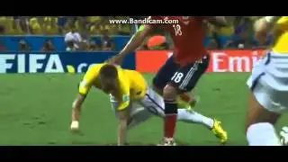 Juan Zuniga apologises for Neymar injury - Neymar got injured 2014 World Cup
