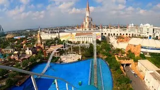 Typhoon Coaster On Ride POV - The Land Of Legends