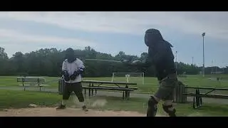 Jordan VS Griffin #fencing #combatsport #historicalfencing #hema #longsword