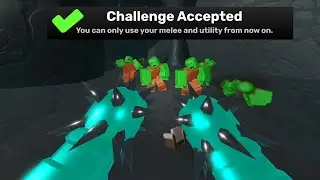 Zombie Tower, But I Can't Use My MAIN WEAPON.