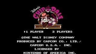 Chip 'n Dale Rescue Rangers - (NES) - Full Playthrough