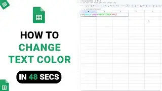 How to Change Text Color on Google Sheets [NEW]