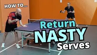 How to return NASTY serves - 4 top tips
