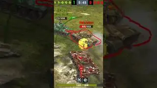 Объект 140 попал в окружение и как на ст крутить ст #shortsblitz #wotblitz #blitz