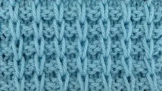 Strickmuster Nr.55 *  KETTENMUSTER   ideal fuer Anfaenger
