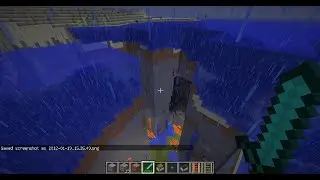 Сломанный чанк в версии Minecraft b.t-1.0