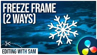 How to Freeze Frame DaVinci Resolve (2 Methods) | Freeze Frame DaVinci Resolve 18 (2 Ways) | 2024
