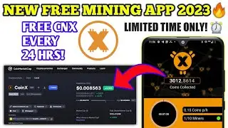 🔥FREE CNX EVERY 24 HOURS | Best Mining App 2023 | CoinX - Miner App Review (Legit)✌