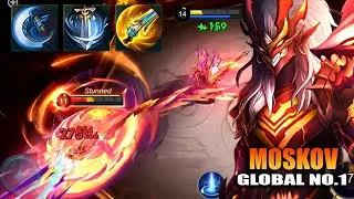 GLOBAL MOSKOV BEST 1 HIT BUILD 2025!! (100% BROKEN) - MLBB