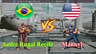SNK vs. Capcom - SVC Chaos Super Plus - Andre Rugal Recife vs Manny[ FT5