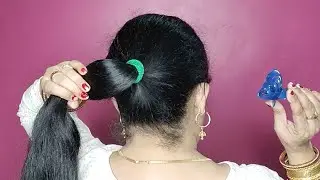 कुछ समझ न आए तो बनाएं ये🌹 Perfect Simple Braid Bun Hairstyles For Long Hair / Easy Bun With Clutcher