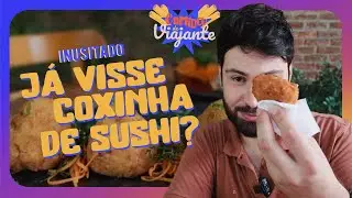 COXINHA DE SUSHI em RECIFE: COMIDA JAPONESA ABRASILEIRADA
