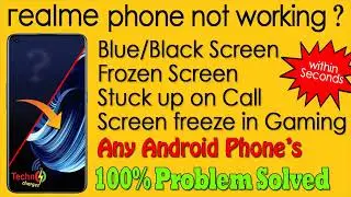 android black screen fix | realme black screen while calling | android screen not working | fixed