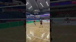 試合前練習🔥🔥#仲悪いんか