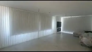 וילונות משולבים לסלון I הפעלה חשמלית I מנועי סומפי