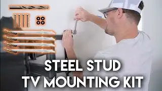 Mount your TV on Steel Studs with this Kit!