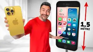 Je teste mon iPhone Géant à 16 000€ ! (+surprise)