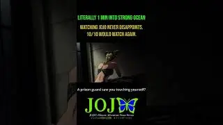 Touching yourself in Prison - Jojo Stone Ocean Reaction Meme 1 #jojo #jojosbizarreadventure #shorts