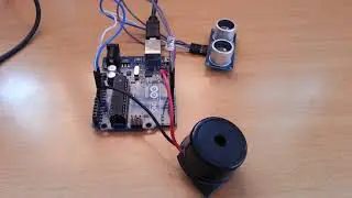 Arduino and ultrasonic sensor output video