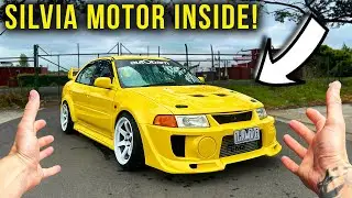 POV DRIFTING my 300HP Rear Wheel Drive EVO! Crazy Turbo Noises