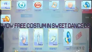 WOW FREE 2 SET COUSTUM IN SWEET DANCE DE PERMANENT