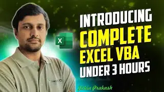 Excel VBA Full Course | Excel VBA Tutorial For Beginners | Satyajit Pattnaik