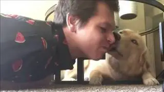 Letting My Dog Lick Me For 2 Minutes