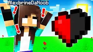 noob Girl has Half a Heart to Beat Minecraft...