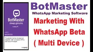 Educational Vedio about BotMaster WhatsApp Bot #BotMasterBot #WhatsApp_Bot