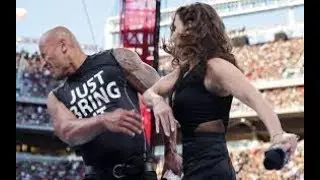 The Rock Get Slapped By Stephanie McMahon!!!! | WWE | The Rock | Stephanie McMahon