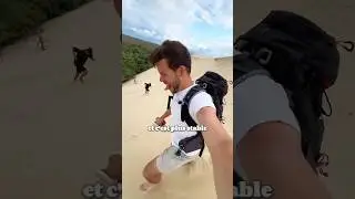 La chute était TRÈS proche 😂👇🏻 #shorts #petitmauda #dunedupilat #top3 #bonsplans #tourisme