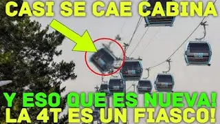 ALERTA NACIONAL! MEJOR NO TE SUBAS AL CABLEBUS DE AMLO Y SHEINBAUM! CASI SE CAE! ES UNA PÉSIMA OBRA!