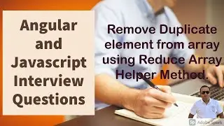 javascript remove duplicate elements from an array using reduce array helper